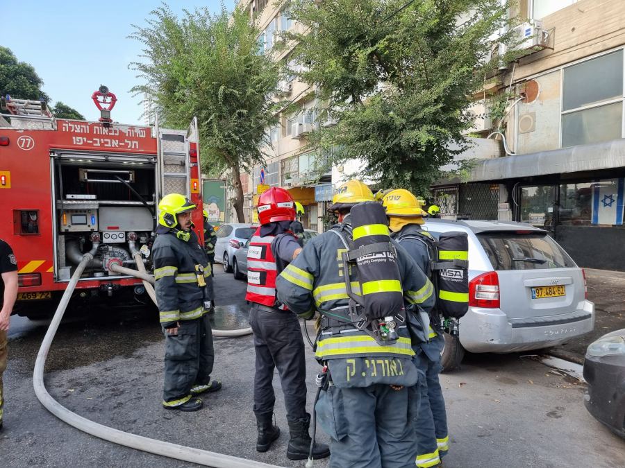 اندلاع حريق في تل أبيب واخر في الرملة